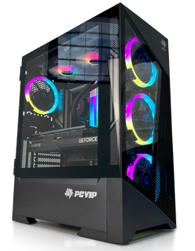 PcVIP XTWO AMD Ryzen 7 7700X / 32GB RAM DDR5 / 1TB SSD M.2 / RTX 4060 Ti 16GB / Windows 11 Pro