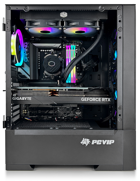 PCVIP 96XT I / AMD Ryzen 5 9600X / 32GB RAM DDR5 / 1TB SSD / RX 9060 XT 8GB GPU / Windows 11 Pro