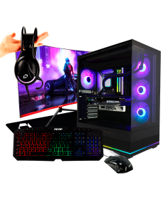 Pack Gaming MORGAN /  AMD Am4 Ryzen 5 5600GT / 32GB RAM DDR4 / 1TB SSD / RTX 5060 8GB VENTUS 2X OC / Monitor 27" + Periféricos