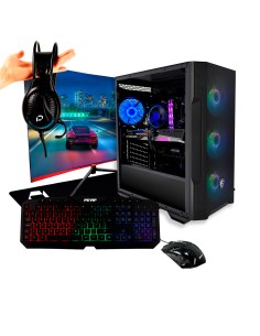 Pack Gaming IRON TWO / Intel Core i5-14400F / 32GB RAM DDR4 / 1TB SSD / RTX 5070 12GB VENTUS 2X OC / Monitor 27" + Periféricos