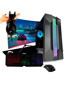 Pack Gaming EXPLODER / Intel Core I5-14400F / 32GB RAM DDR5 / 1TB SSD / RTX 5060 8GB GDDR7  / Monitor 27" + Periféricos