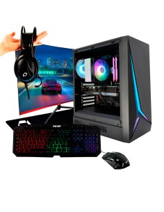Pack Gaming REVENGE PLUS / AMD Am4 Ryzen 7 5700X / 32GB RAM DDR4 / 1TB SSD / RTX 5070 12GB / Monitor 27" + Periféricos