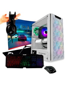 Pack Gaming Diamond GPU LESS / AMD Am4 Ryzen 7 5700X / 32GB RAM DDR4 / 1TB SSD / RTX 5070 12GB / Monitor 27" + Periféricos