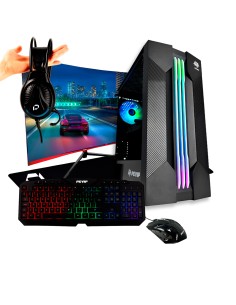 Pack Gaming ELEMENT LITE / AMD Ryzen 5 Pro 4650G / 16GB RAM DDR4 / 512GB SSD / Monitor 27" + Periféricos