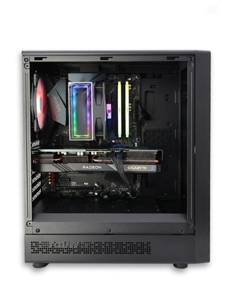 AMD Ryzen 5 8400F / 16GB RAM DDR5 / 1TB SSD / RX 7700XT GAMING OC 12GB GDDR6 / Windows 11 Pro