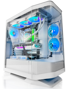 Amd Am5 Ryzen 5 9600X / 16GB RAM DDR5 / 2TB SSD + 4TB HDD / GAMING 5070 TI 16GB GDDR7 SOLID CORE WHITE / Windows 11 Pro