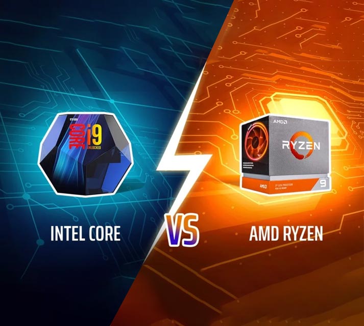 Procesador Intel Core vs Procesador AMD comparación