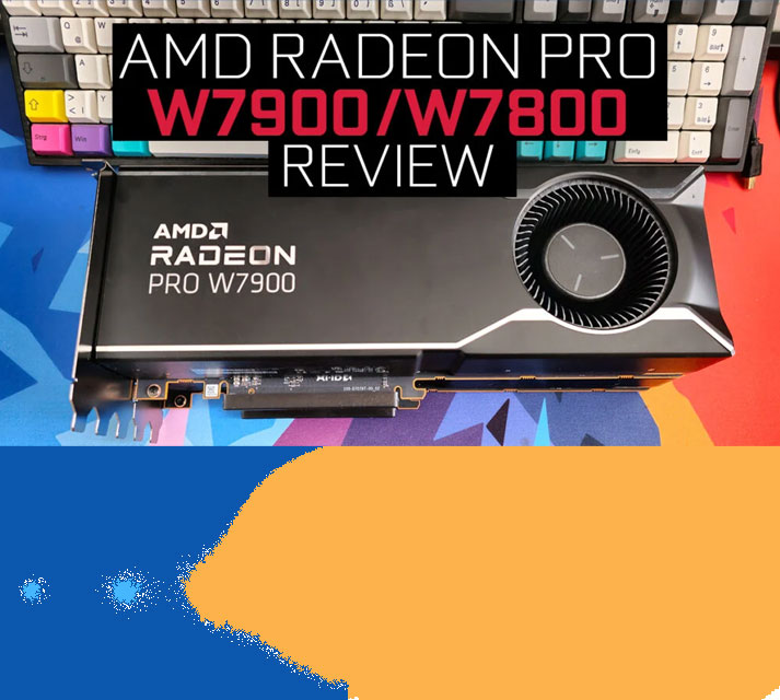 Revisión de AMD Radeon Pro W7900, W7800